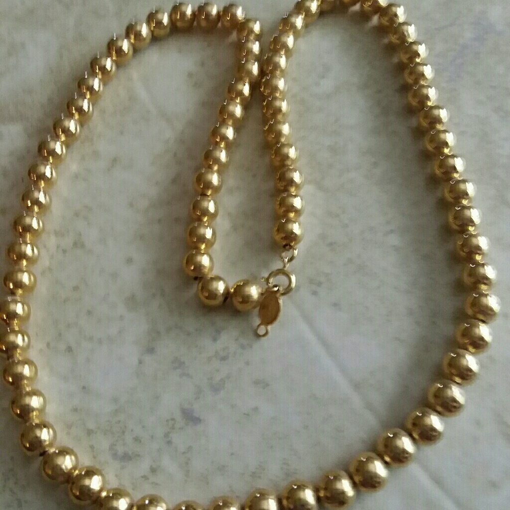 Pearl Goldtone Necklace